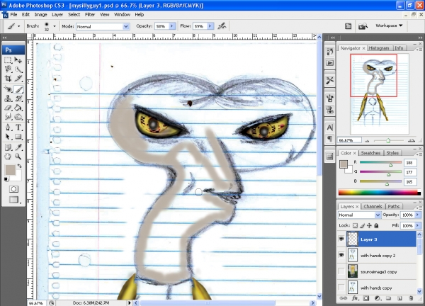 Creation of Alien Vacation: Step 8